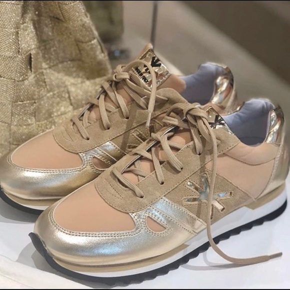 Kroll Shoes - BRENDA SNEAKERS GOLD.